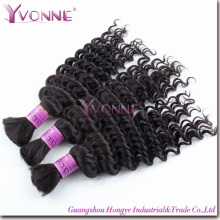 Fashion Deep Wave Brazilian Remy Hair Bulk (HT2-HD-BH3A-DW)